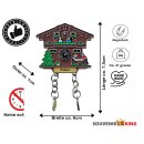 Kühlschrankmagnet Alpen Kuckucksuhr Magnet Reisemagnet Mitbringsel Metall - Brüssel