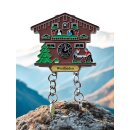Kühlschrankmagnet Alpen Kuckucksuhr Magnet Reisemagnet Mitbringsel Metall - Wiesbaden