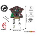 Kühlschrankmagnet Alpen Kuckucksuhr Magnet Reisemagnet Mitbringsel Metall - Kaysersberg