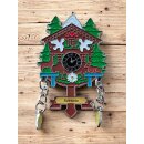 Kühlschrankmagnet Alpen Kuckucksuhr Magnet  Reisemagnet Mitbringsel Metall - Schweiz