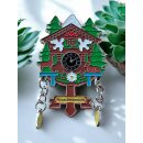 Kühlschrankmagnet Alpen Kuckucksuhr Magnet  Reisemagnet Mitbringsel Metall - Neuschwanstein