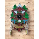 Kühlschrankmagnet Alpen Kuckucksuhr Magnet  Reisemagnet Mitbringsel Metall - Friedrichshafen