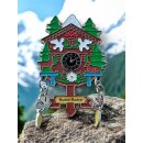 Kühlschrankmagnet Alpen Kuckucksuhr Magnet  Reisemagnet Mitbringsel Metall - Baden-Baden