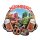 MDF Holz Magnet Fotomagnet Souvenir Bier Breze Nürnberg