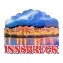 MDF Holz Magnet Fotomagnet Souvenir Innsbruck