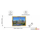 Magnet Kühlschrankmagnet Frankfurt am Main Gold Rahmen