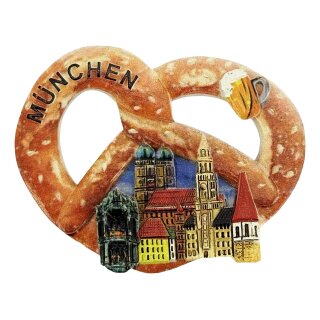 Polyresin Magnet München Breze