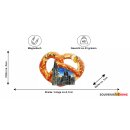 Köln Magnet Kühlschrankmagnet Brezel mit Dom Motiv
