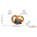 Rothenburg Kühlschrankmagnet Brezel mit Altstadt Motiv