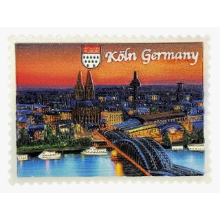Köln Magnet Dom Panorama und Rheinbrücke