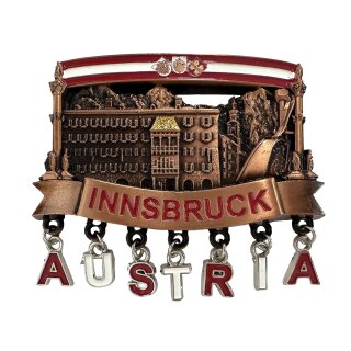 Magnet Innsbruck Austria - bronze