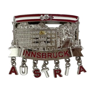 Magnet Innsbruck Austria - silber glänzend
