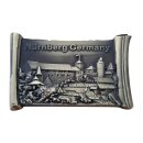 Premium Metall Magnet Nürnberg Burg Kaiserburg...