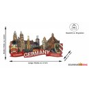 Nürnberg Magnet Altstadt und Wahrzeichen Darstellung