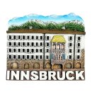 Handbemalt Innsbruck Magnet Goldenes Dachl