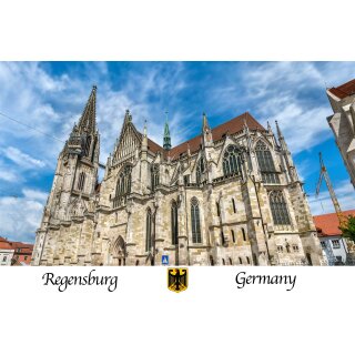 Fotomagnet Foto Magnet Kühlschrankmagnet - Regensburg Dom