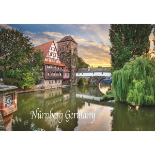 Fotomagnet Foto Magnet Kühlschrankmagnet - Nürnberg Pegnitz