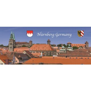 Fotomagnet Foto Magnet Kühlschrankmagnet - Nürnberg Skyline