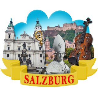 Salzburg Folien Magnet Glitzer