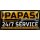 Blechschild Papas Service 16x32cm