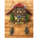 Kühlschrankmagnet Kuckucksuhr Magnet Haus Zapfen Berge Souvenir Handbemalt - Salzburg