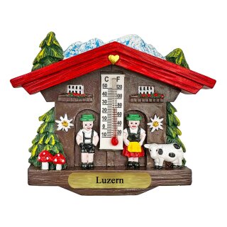 Kühlschrankmagnet Kuckucksuhr Magnet Haus Pilze Kuh Berge - Luzern