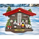 Kühlschrankmagnet Alpen Kuckucksuhr Magnet  Wetterhaus Thermometer Deko - Hamburg