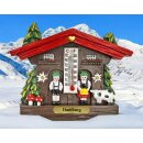 Kühlschrankmagnet Alpen Kuckucksuhr Magnet  Wetterhaus Thermometer Deko - Hamburg