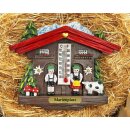 Kühlschrankmagnet Alpen Kuckucksuhr Magnet  Wetterhaus Thermometer Deko - Marienplatz