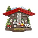 Kühlschrankmagnet Alpen Kuckucksuhr Magnet  Wetterhaus Thermometer Deko - Schwarzwald