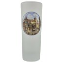 Wodkastange lang Schnaps Glas ca 10 cm Satiniert