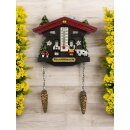 Kühlschrankmagnet Alpen Kuckucksuhr Magnet  Wetterhaus Thermometer Deko - Neuschwanstein