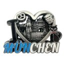 München Kühlschrankmagnet Metallmagnet Herz...
