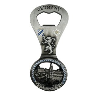 Flaschenöffner München - silber