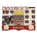 Innsbruck Magnete Goldenes Dachl mit Tiroler Wappen und...