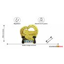 Metall Magnet München Herz - gold glänzend