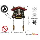 Kühlschrankmagnet Alpen Kuckucksuhr Magnet  Wetterhaus Thermometer Deko - Marienplatz