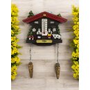 Kühlschrankmagnet Alpen Kuckucksuhr Magnet  Wetterhaus Thermometer Deko - Föhr