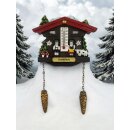 Kühlschrankmagnet Alpen Kuckucksuhr Magnet  Wetterhaus Thermometer Deko - Garmisch