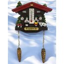 Kühlschrankmagnet Alpen Kuckucksuhr Magnet  Wetterhaus Thermometer Deko - Riquewihr