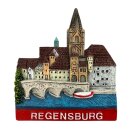 Kühlschrank Magnet Polyresin - Regensburg Brücke