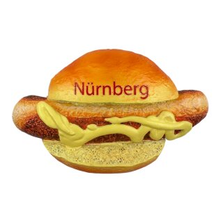 Poly Magnet Nürnberg Burger Handbemalt