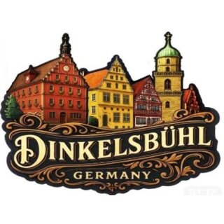 Holzmagnet Dinkelsbühl