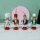 Nussknacker Christbaumschmuck 4er Set bunt in Box 10cm mit Aufhänger