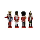 Nussknacker Christbaumschmuck 4er Set bunt in Box 13cm...