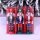 Nussknacker Christbaumschmuck 3er Set grün, rot, blau in Box 13cm mit Aufhänger