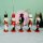 Nussknacker Christbaumschmuck 5er Set bunt in Box 13cm mit Aufhänger