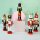 Nussknacker Christbaumschmuck 5er Set bunt in Box 13cm mit Aufhänger