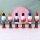 Nussknacker Christbaumschmuck 6er Set bunt in Box 13cm mit Aufhänger