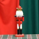 Premium Nussknacker Nutcracker Einzeln Verpackt in Box Sichtfenster Rot 25cm